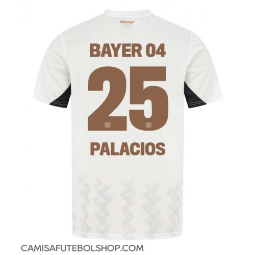 Camisa de time de futebol Bayer Leverkusen Exequiel Palacios #25 Replicas 2º Equipamento 2024-25 Manga Curta